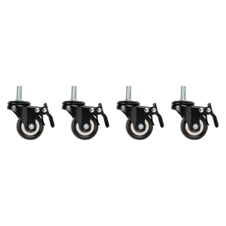 Rodas com parafuso Lanberg com travão para rack 19 (AK-1601-B)