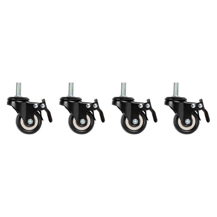 Rodas com parafuso Lanberg com travão para rack 19 (AK-1601-B)