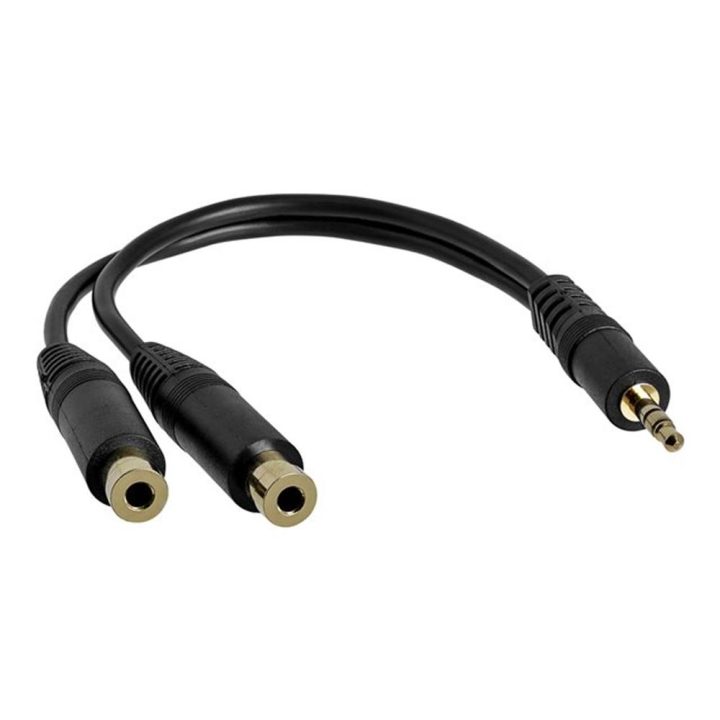 StarTech.com Cabo 15cm Divisor de Áudio Splitter Mini-Jack 3,5mm…