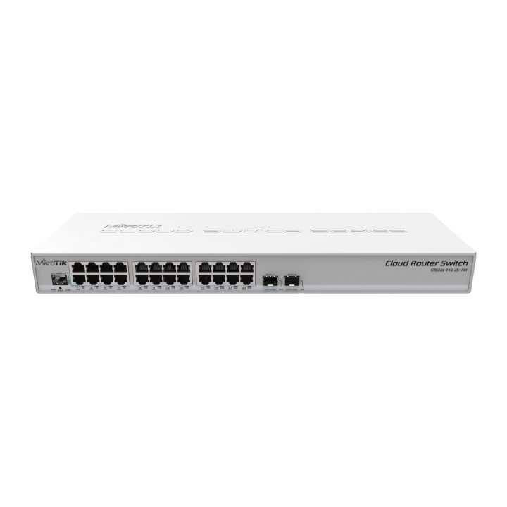 Mikrotik CRS326-24G-2S+RM switch L2 Gigabit Ethernet (10/100/1000)…