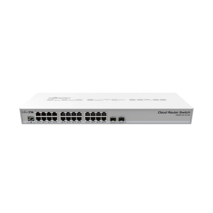 Mikrotik CRS326-24G-2S+RM L2 Gigabit Ethernet (10/100/1000) Power…