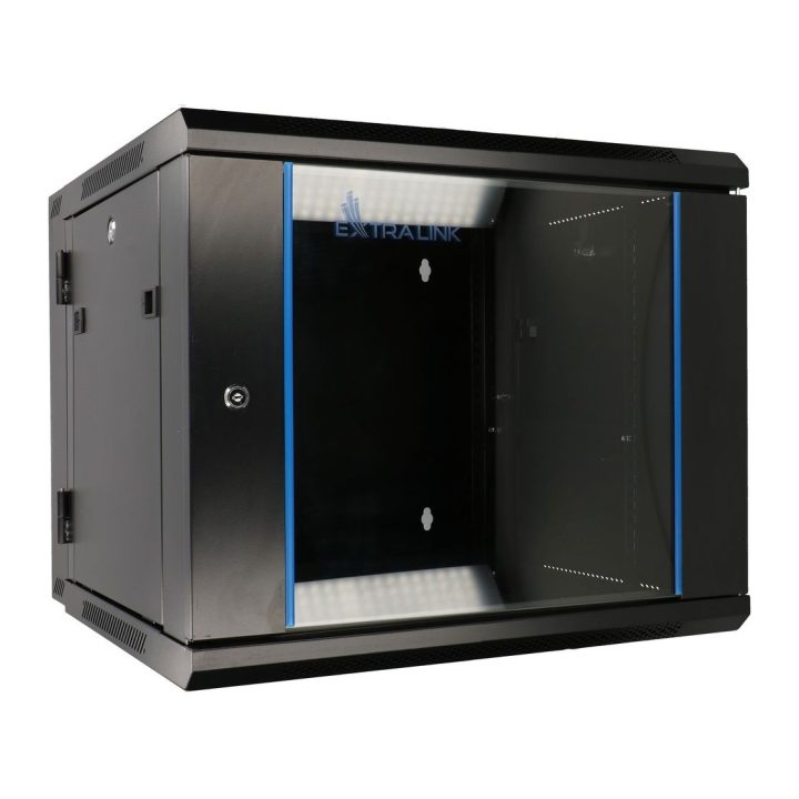 Extralink 6U 600X600 AZH Black | Rackmount Cabinet | Wall Mount…