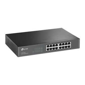TP-Link TL-SG1016D Unmanaged Gigabit Ethernet (10/100/1000) Black