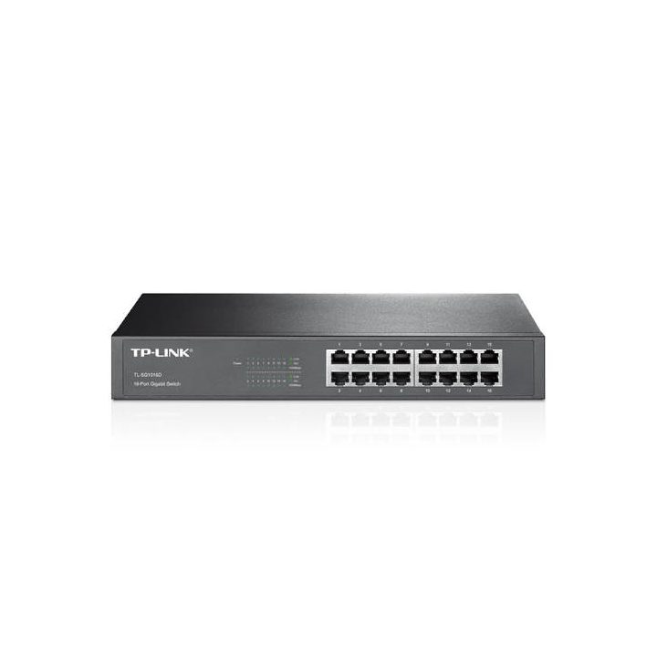 TP-Link TL-SG1016D Unmanaged Gigabit Ethernet (10/100/1000) Black