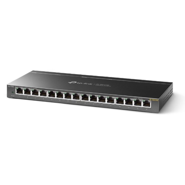 TP-Link TL-SG116E Unmanaged L2 Gigabit Ethernet (10/100/1000) Black
