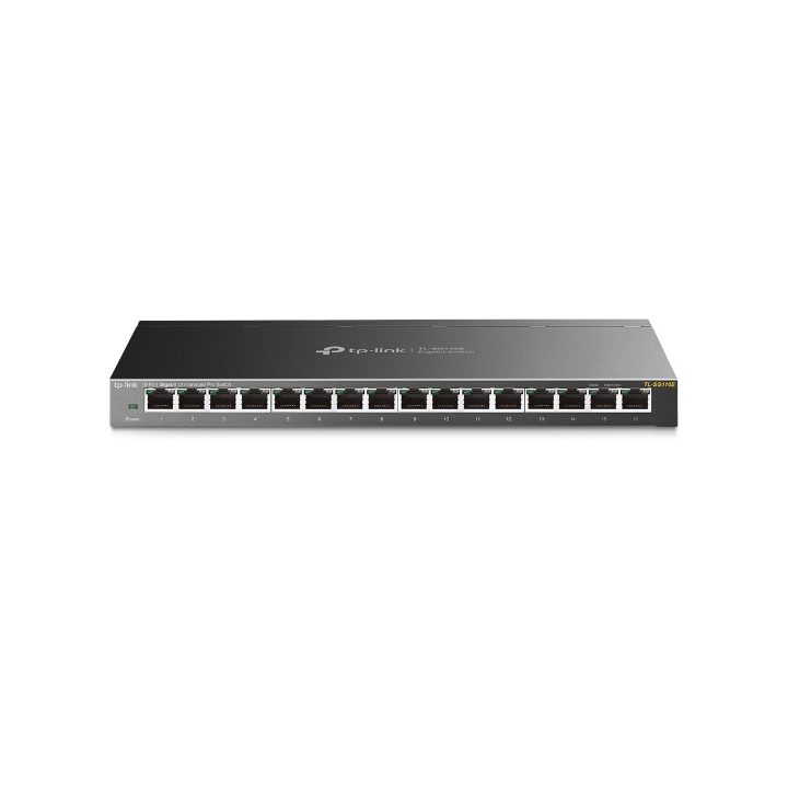 TP-Link TL-SG116E Unmanaged L2 Gigabit Ethernet (10/100/1000) Black