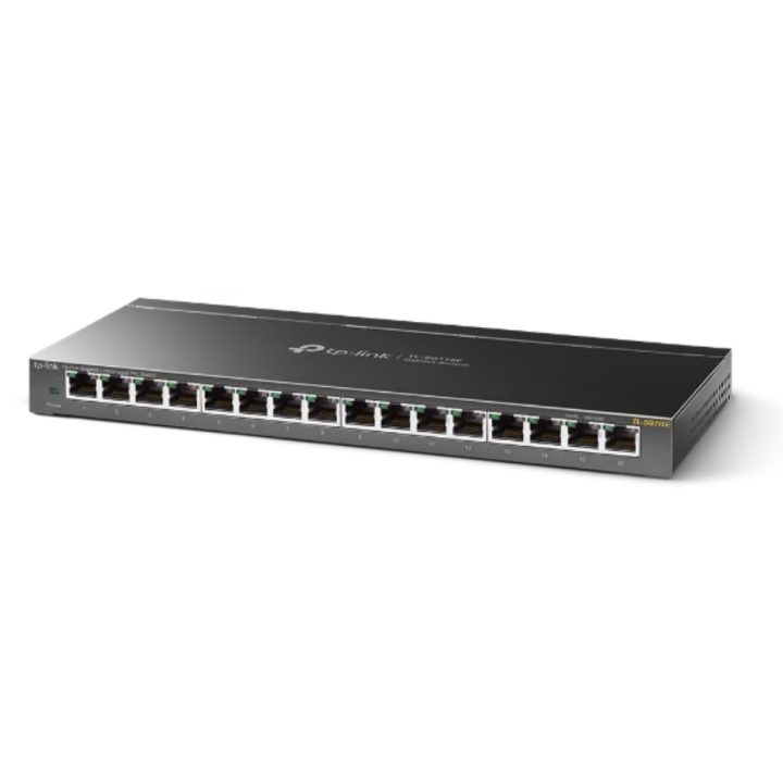 TP-Link TL-SG116E Unmanaged L2 Gigabit Ethernet (10/100/1000) Black