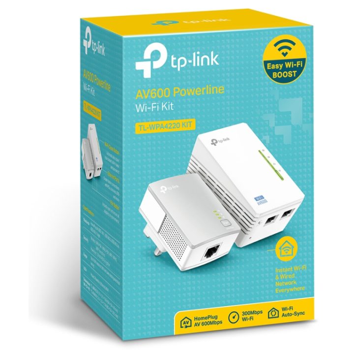 TP-Link TL-WPA4220 KIT 600 Mbit/s Ethernet Wi-Fi White 2 piece(s)