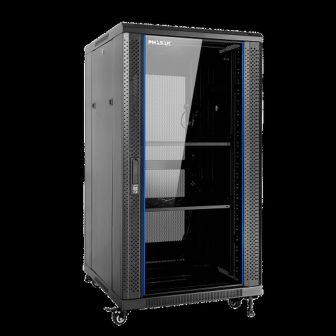 Armário rack de chão 19 polegadas Phasak pro 27U preto 600X800…