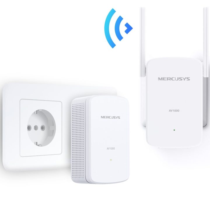 Mercusys MP510 KIT adaptador de rede PowerLine 1000 Mbit/s Ethernet…