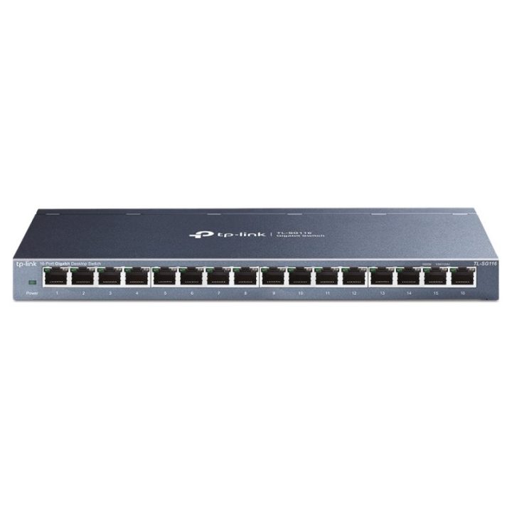 TP-Link TL-SG116 Não Gerido Gigabit Ethernet (10/100/1000) Preto