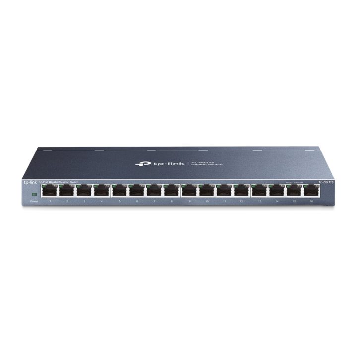 TP-Link TL-SG116 No administrado Gigabit Ethernet (10/100/1000) Negro