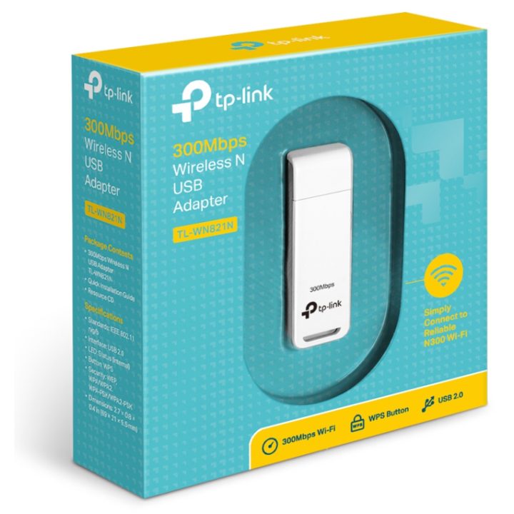 TP-Link TL-WN821N WLAN Network Adapter and Card 300 Mbit/s