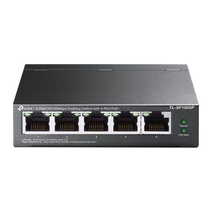 TP-Link TL-SF1005P Não gerido Fast Ethernet (10/100) Energia sobre…