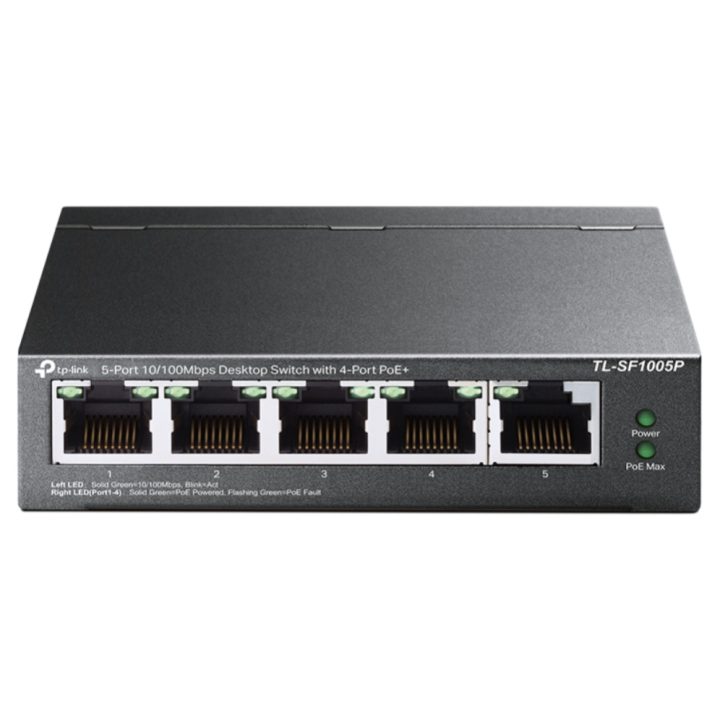 TP-Link TL-SF1005P No administrado Fast Ethernet (10/100) Energía…