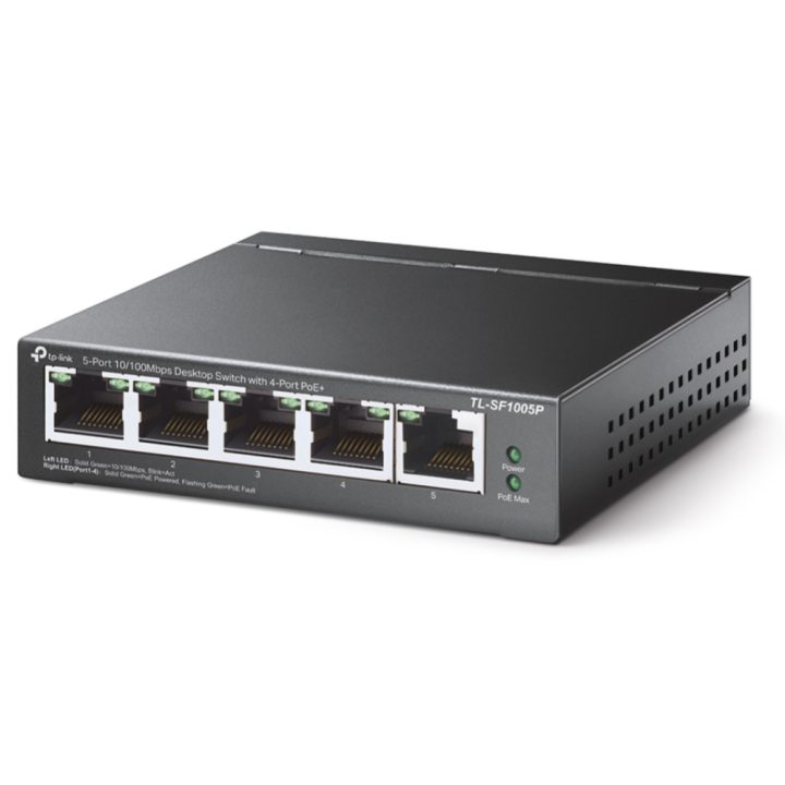 TP-Link TL-SF1005P No administrado Fast Ethernet (10/100) Energía…