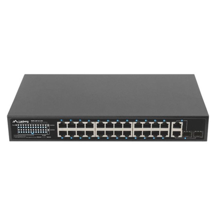 Lanberg RSFE-24P-2C-250 switch No administrado Gigabit Ethernet…