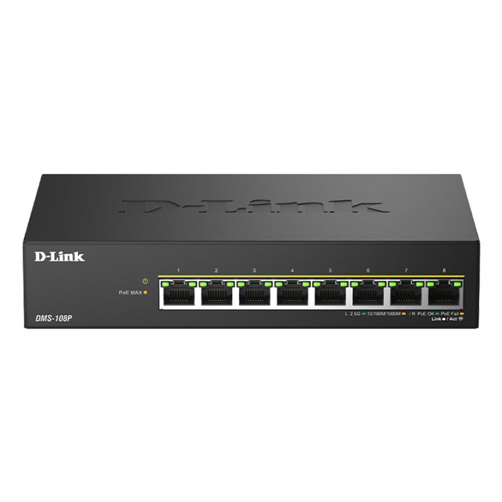 D-Link DMS-108P/E switch No administrado 2.5G Ethernet…