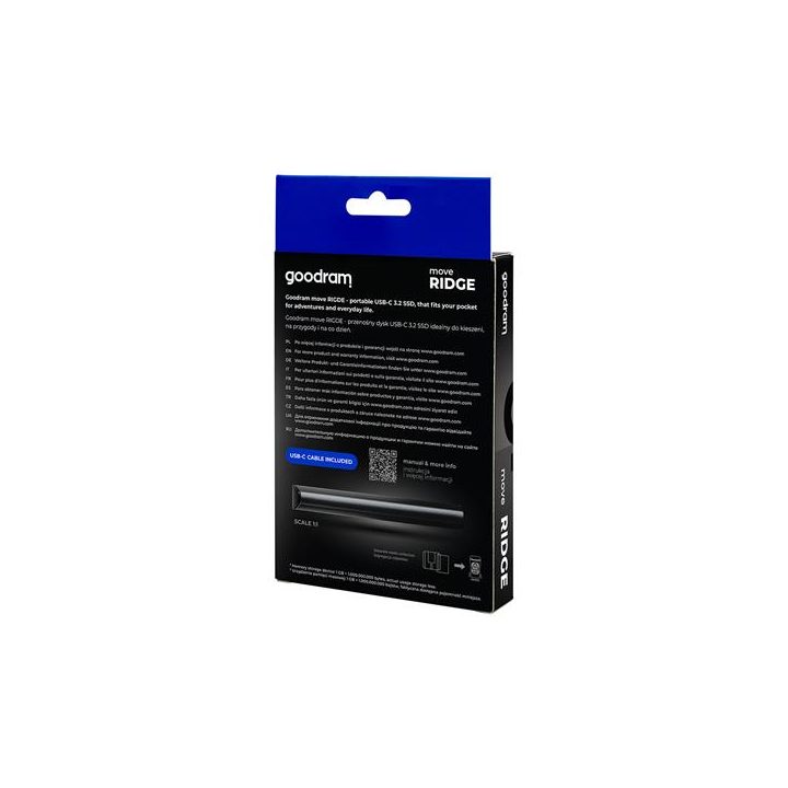 Goodram SSDR-GMRE-01T-K0 unidade de estado sólido externa 1 TB 3.2…