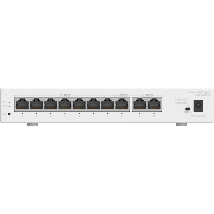 HUAWEI S380-S8P2T 2 GE WAN, 8GE, LAN (PoE, 124 W) (98012180)