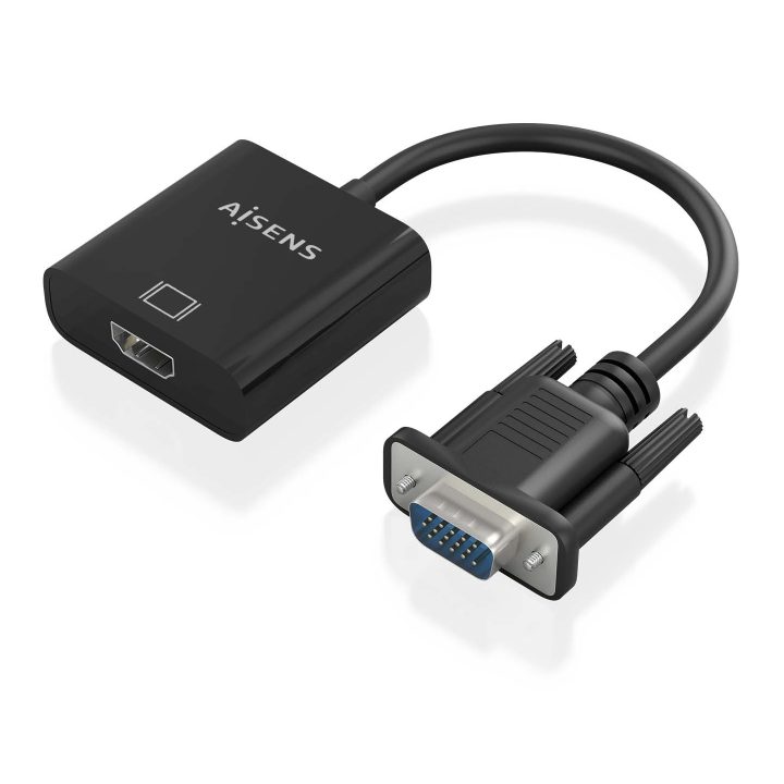 AISENS Cabo conversor SVGA+Áudio para HDMI, SVGA/M+Jack 3.5/H+USB…