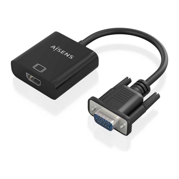 AISENS Cable conversor SVGA+Audio a HDMI, SVGA/M+Jack 3.5/H+USB…