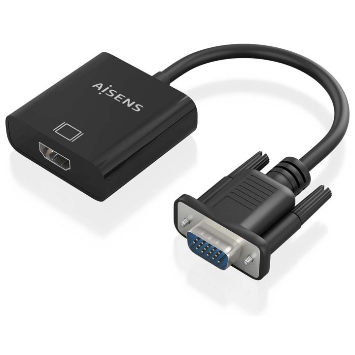 AISENS Cabo conversor SVGA+Áudio para HDMI, SVGA/M+Jack 3.5/H+USB…