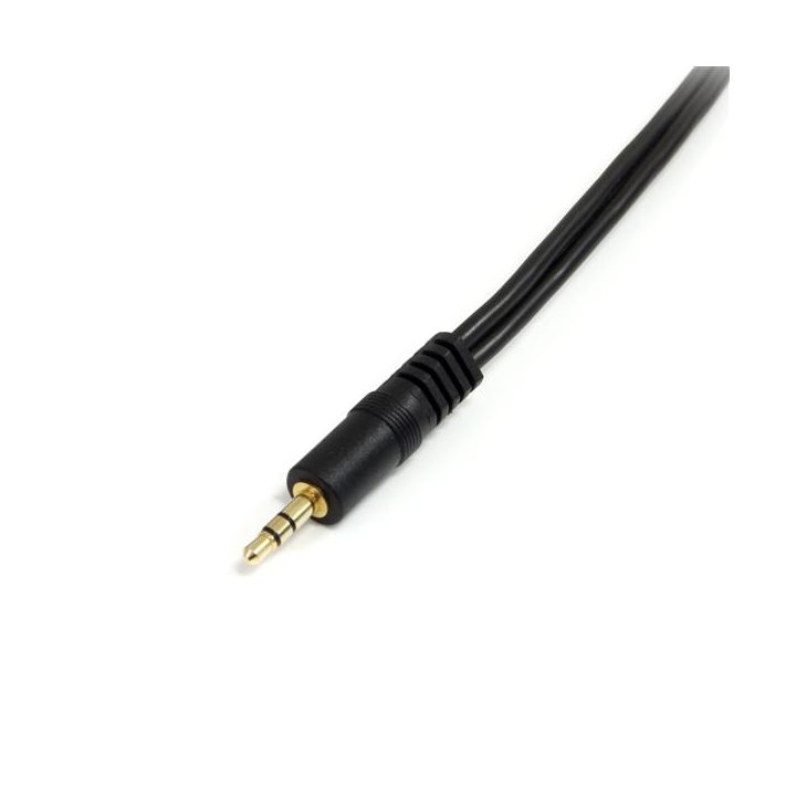 StarTech.com Cabo 15cm Divisor de Áudio Splitter Mini-Jack 3,5mm…