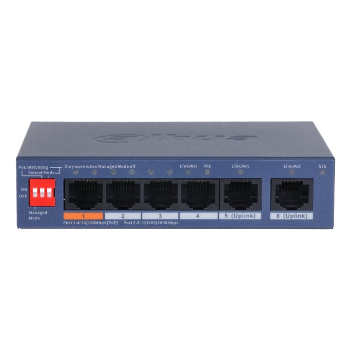Dahua Technology CS4006-4ET2GT-60 Managed L2 Gigabit Ethernet…