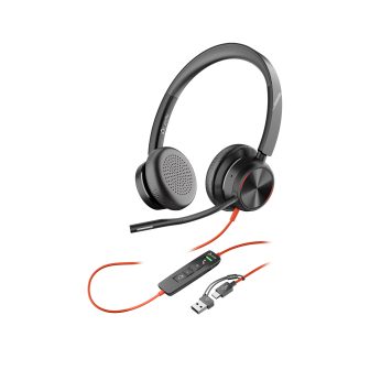 Poly Estéreo Poly Blackwire 8225 auriculares de diadema con cable