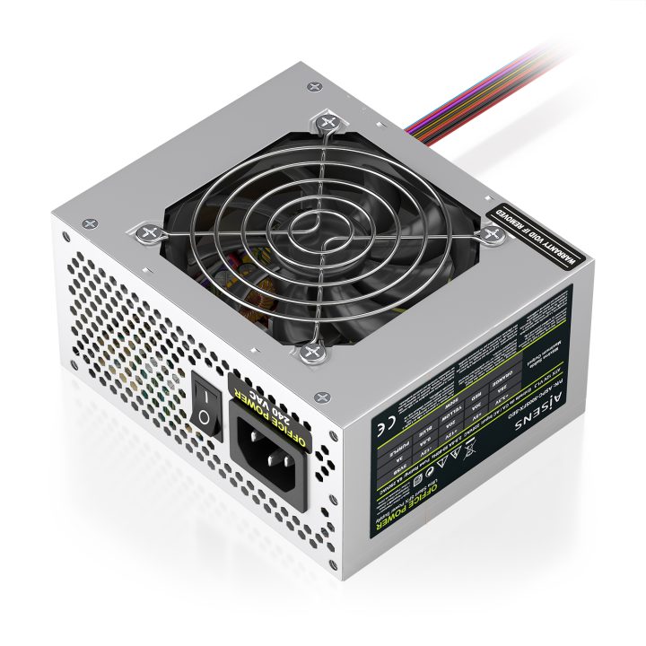 AISENS SFX 500W OEM Power Supply, Silver
