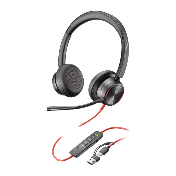 Poly Blackwire 8225 Stereo Wired Over-Ear Headset