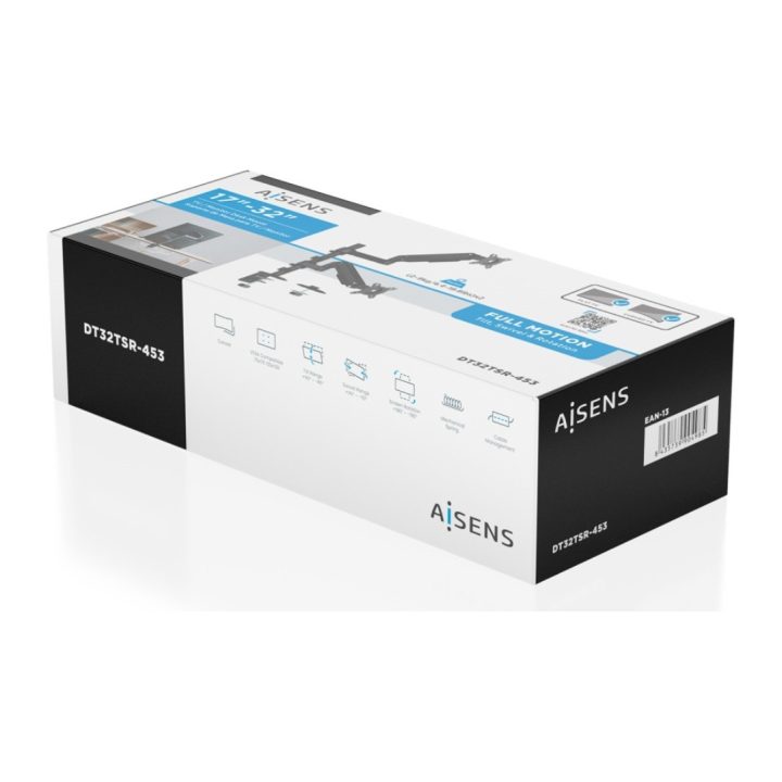 AISENS Eco Counterweight Rotating and Tilting Desktop Stand for…