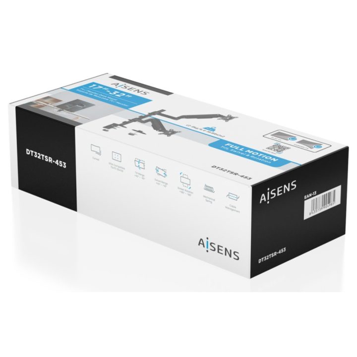 AISENS Eco Counterweight Rotating and Tilting Desktop Stand for…