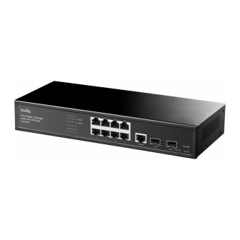 Cudy GS2008S2 Managed L2 Gigabit Ethernet (10/100/1000) 1U Black…