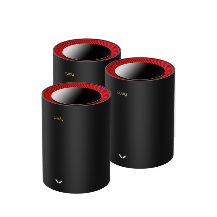 Cudy M3000 3-Pack Dual Band (2.4 GHz / 5 GHz) Wi-Fi 6 (802.11ax)…