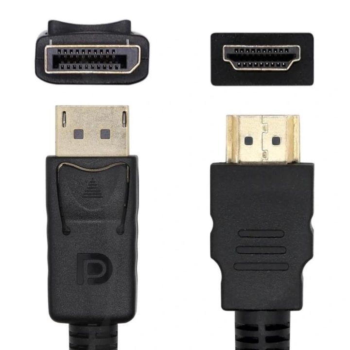 CABO CONVERSOR AISENS DISPLAYPORT PARA HDMI, DP/M-HDMI/M, PRETO, 2.0M