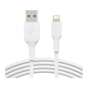 Cabo Lightning para USB tipo A Belkin 1m-macho-macho-blanco…