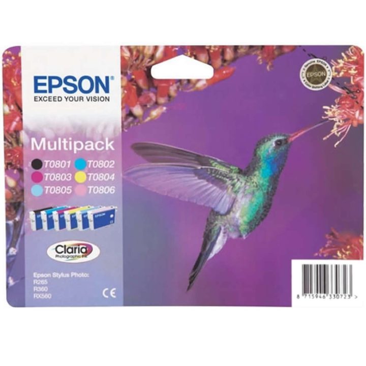 Epson Hummingbird Multipack T0807 6 cores