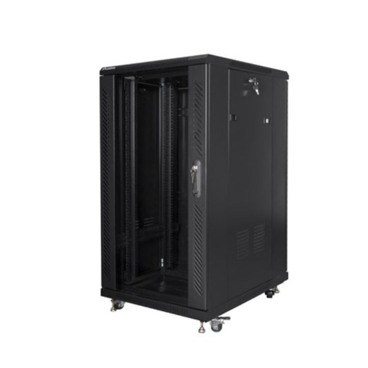 Lanberg FF01-6822-12B 22U Rack Cabinet Free-standing Black