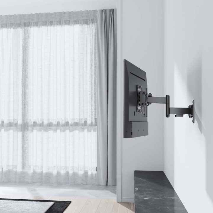 AISENS Eco Swivel, Tilt and Level Wall Mount for Monitor/TV 20kg (3…