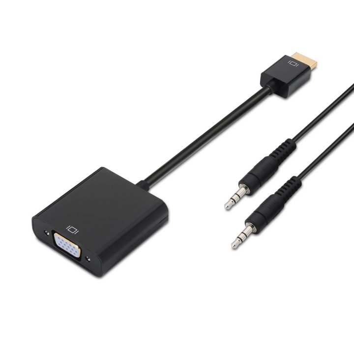 AISENS A122-0126 Video Cable Adapter 0.1 m Black
