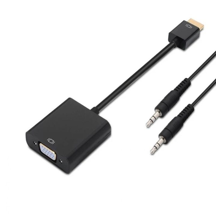 AISENS A122-0126 Video Cable Adapter 0.1 m Black