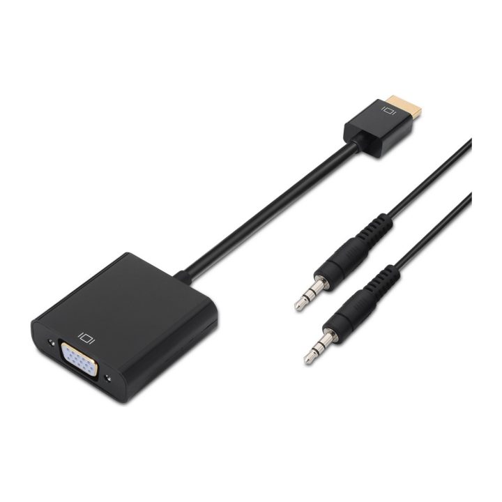 AISENS A122-0126 Video Cable Adapter 0.1 m Black