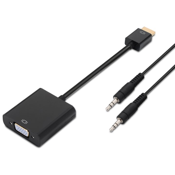 AISENS A122-0126 Video Cable Adapter 0.1 m Black