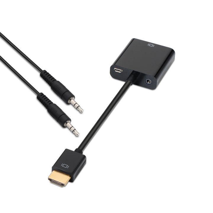 AISENS A122-0126 Video Cable Adapter 0.1 m Black