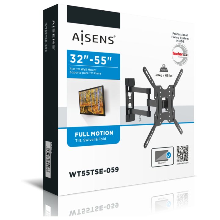 AISENS Suporte ECO rotativo, inclinável para monitor/TV 30 kg (3…