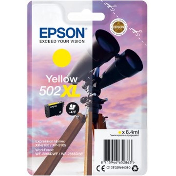 Epson Singlepack Yellow 502XL Ink