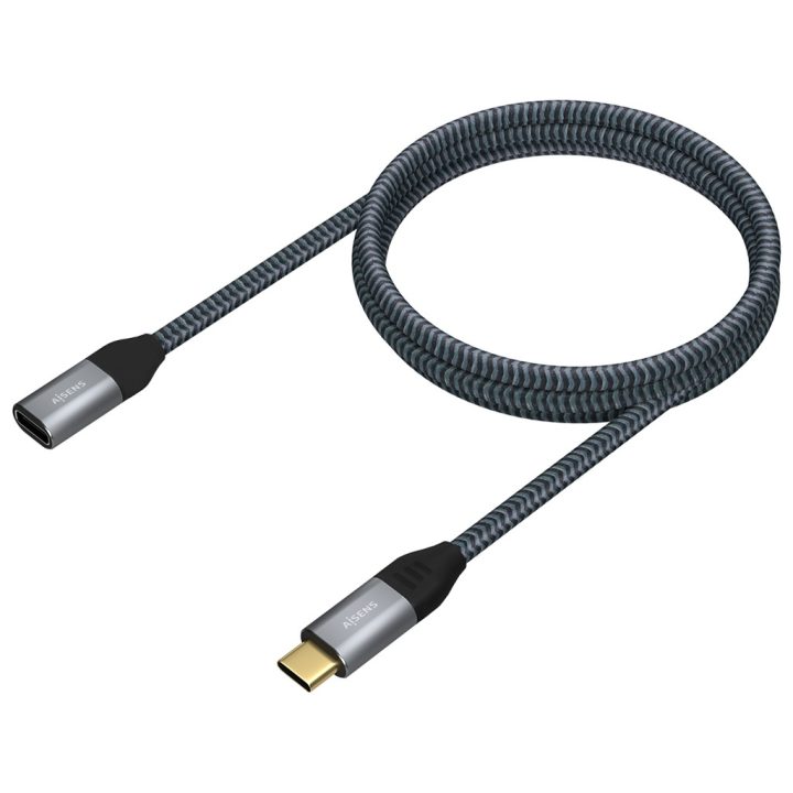 AISENS USB 3.2 Gen2X2 Aluminum Cable 20Gbps 5A 100W, USB-C/M-USB-C/H…