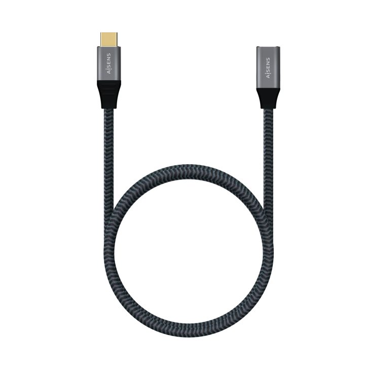 AISENS USB 3.2 Gen2X2 Aluminum Cable 20Gbps 5A 100W, USB-C/M-USB-C/H…